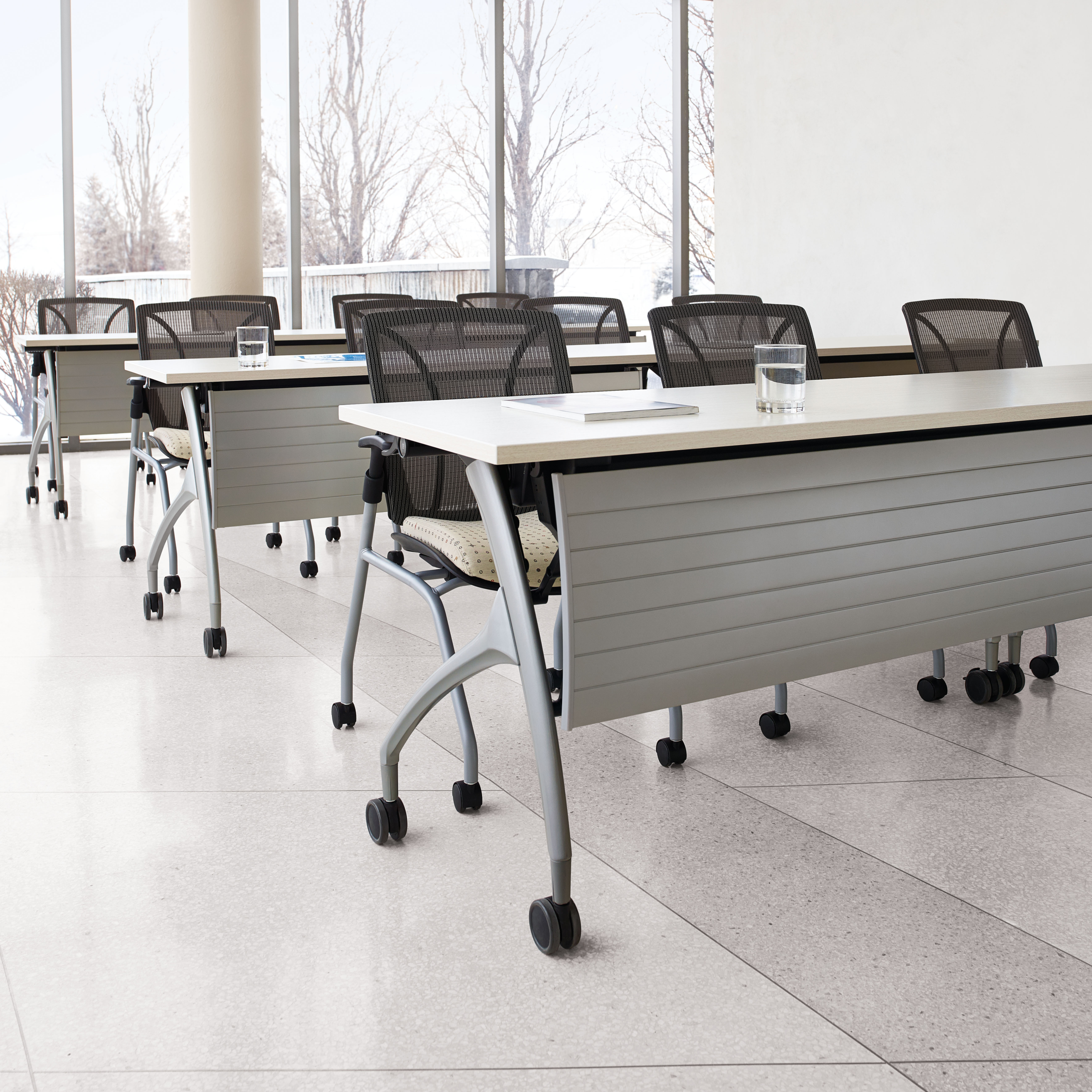 Global Furniture Group, 2gether™ creates dynamic spaces for people to easily connect and learn. Join in rows for the next