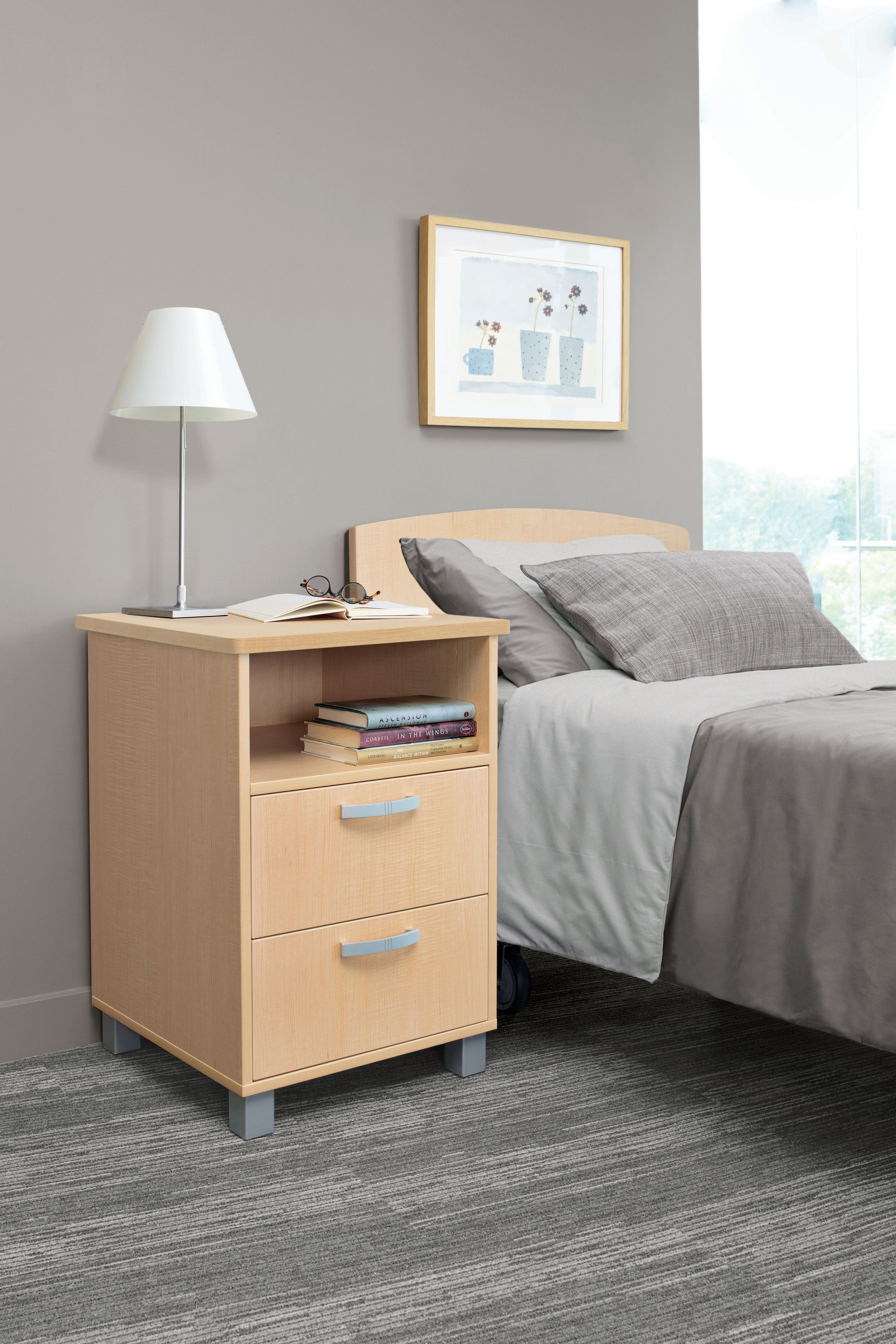 Global Furniture Group, Aldon™ offers an affordable and personalized solution for patient and resident room furniture.