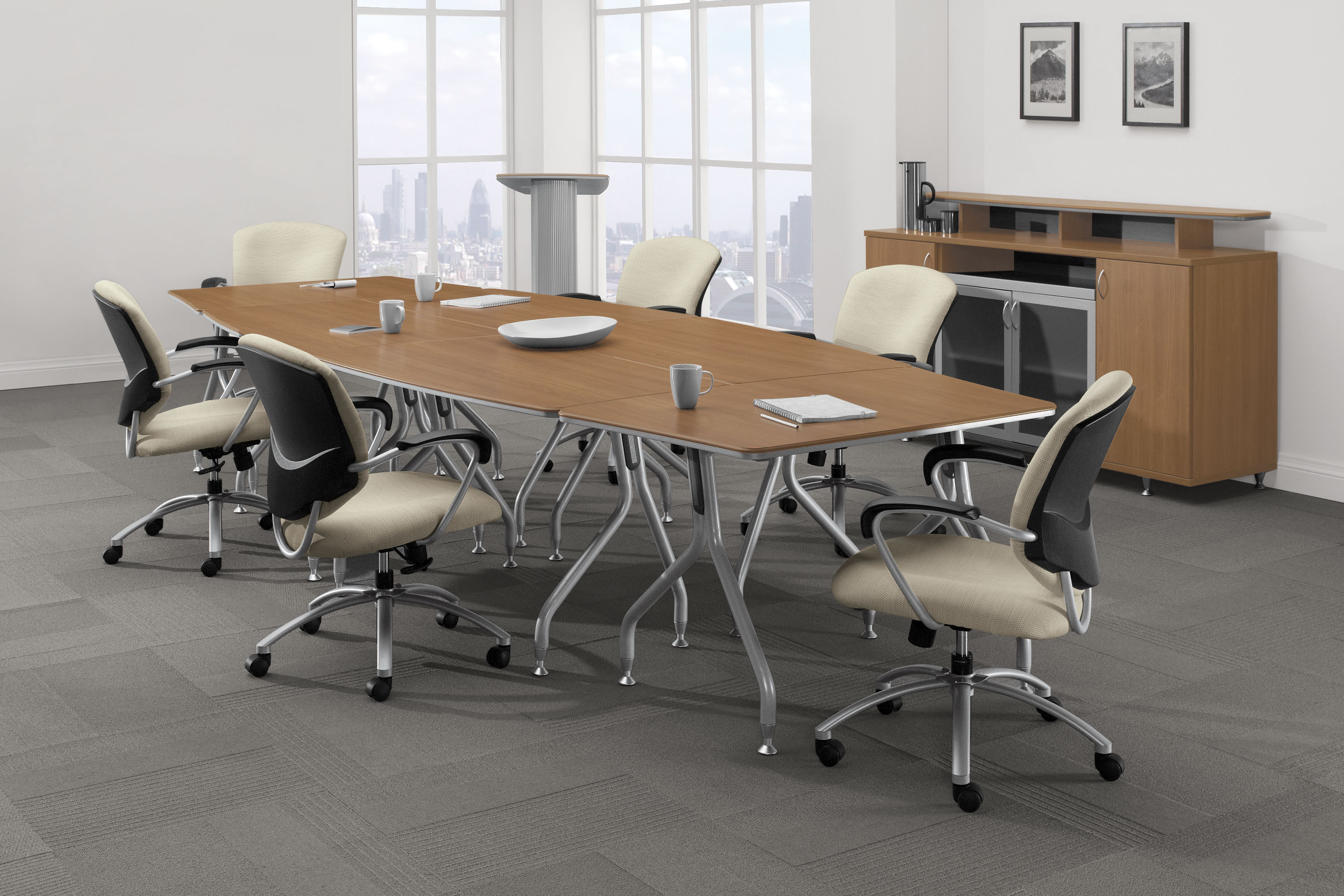 Global Furniture Group, Versatile, efficient, economical. Bungee™ comes complete with table tops, legs and Bungee cords,