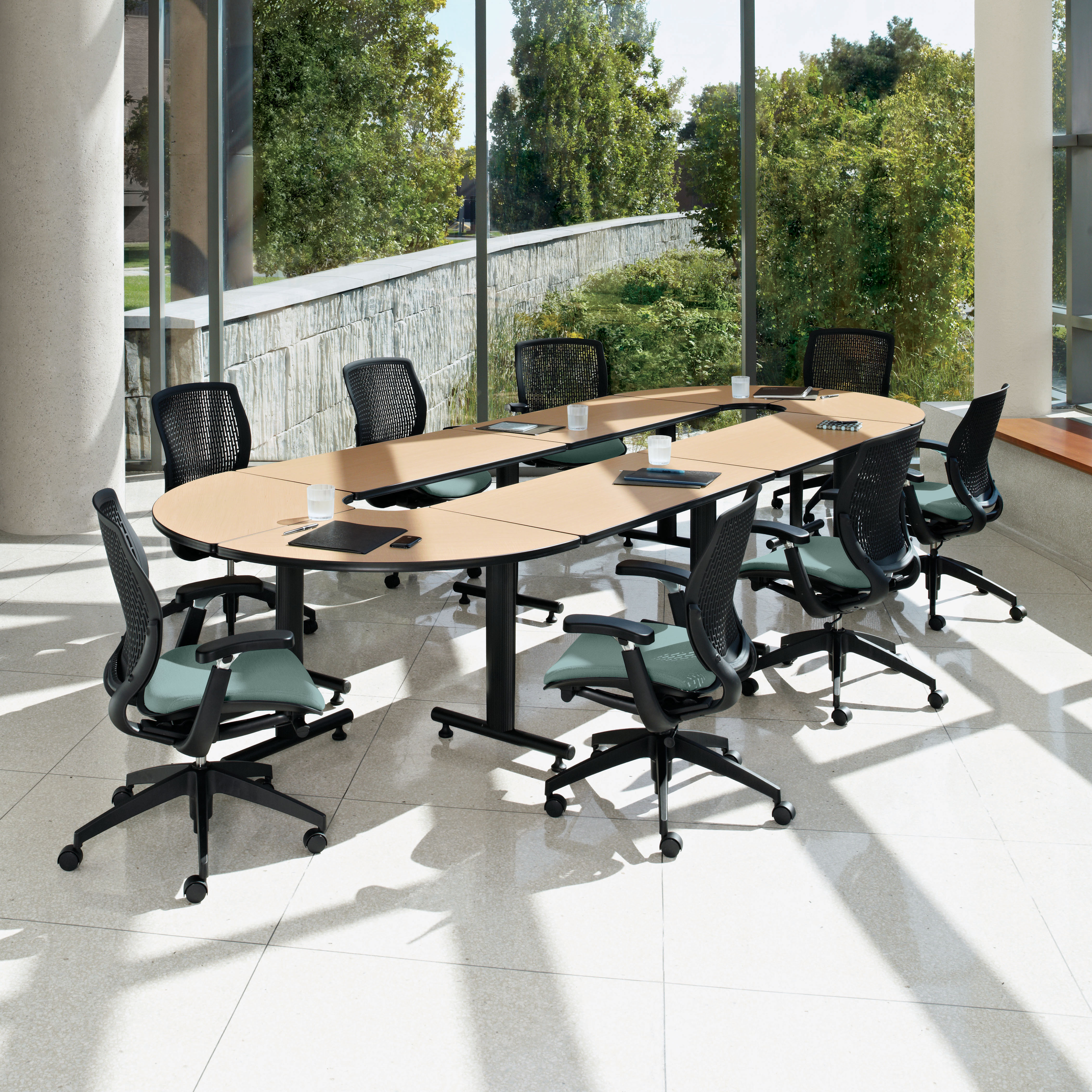 Global Furniture Group, ConnecTABLES® is an affordable, highly flexible modular system of linking and freestanding tables. A