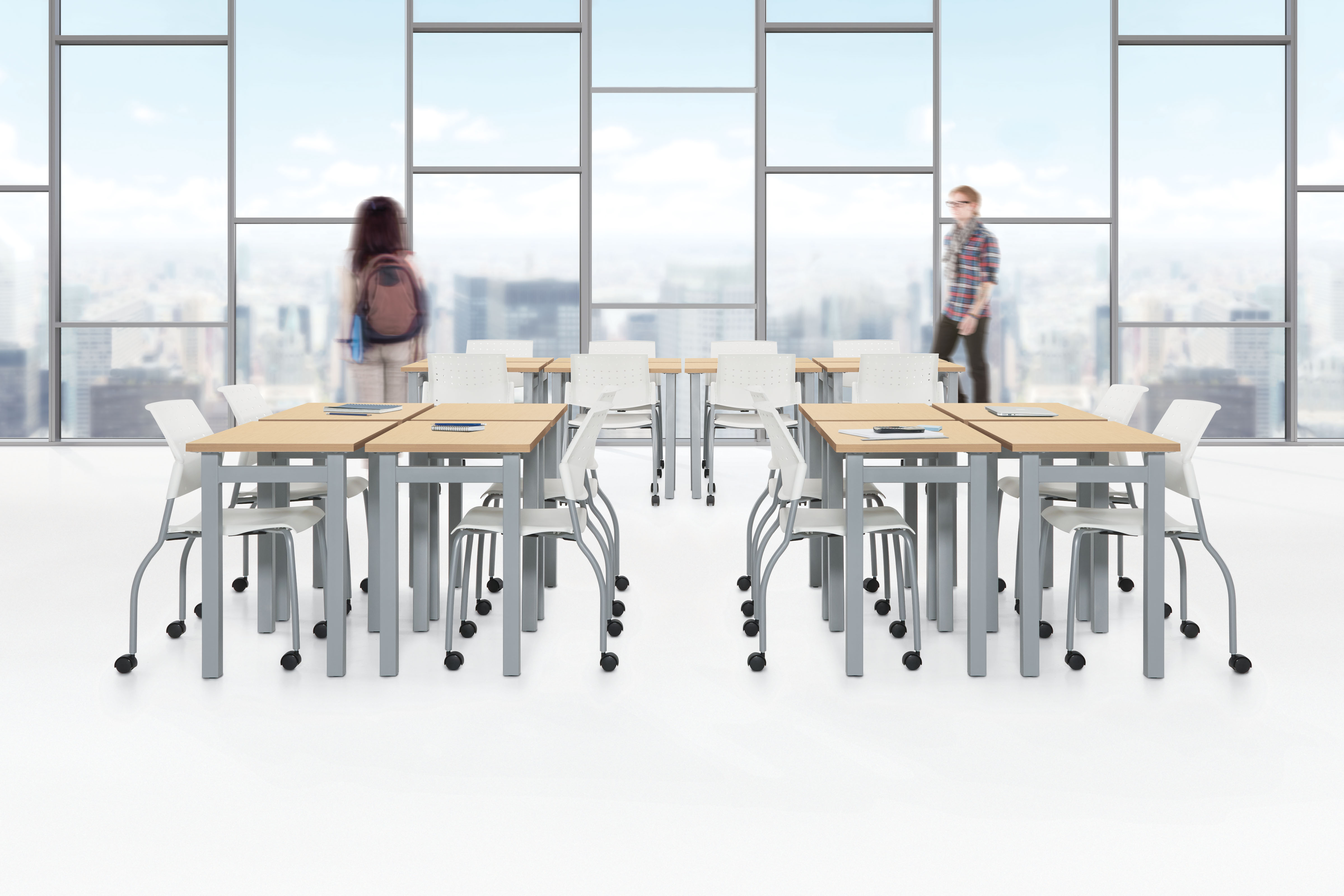 Global Furniture Group, Edventure™ brings traditional style to today’s learning spaces. The collection of teacher desks,