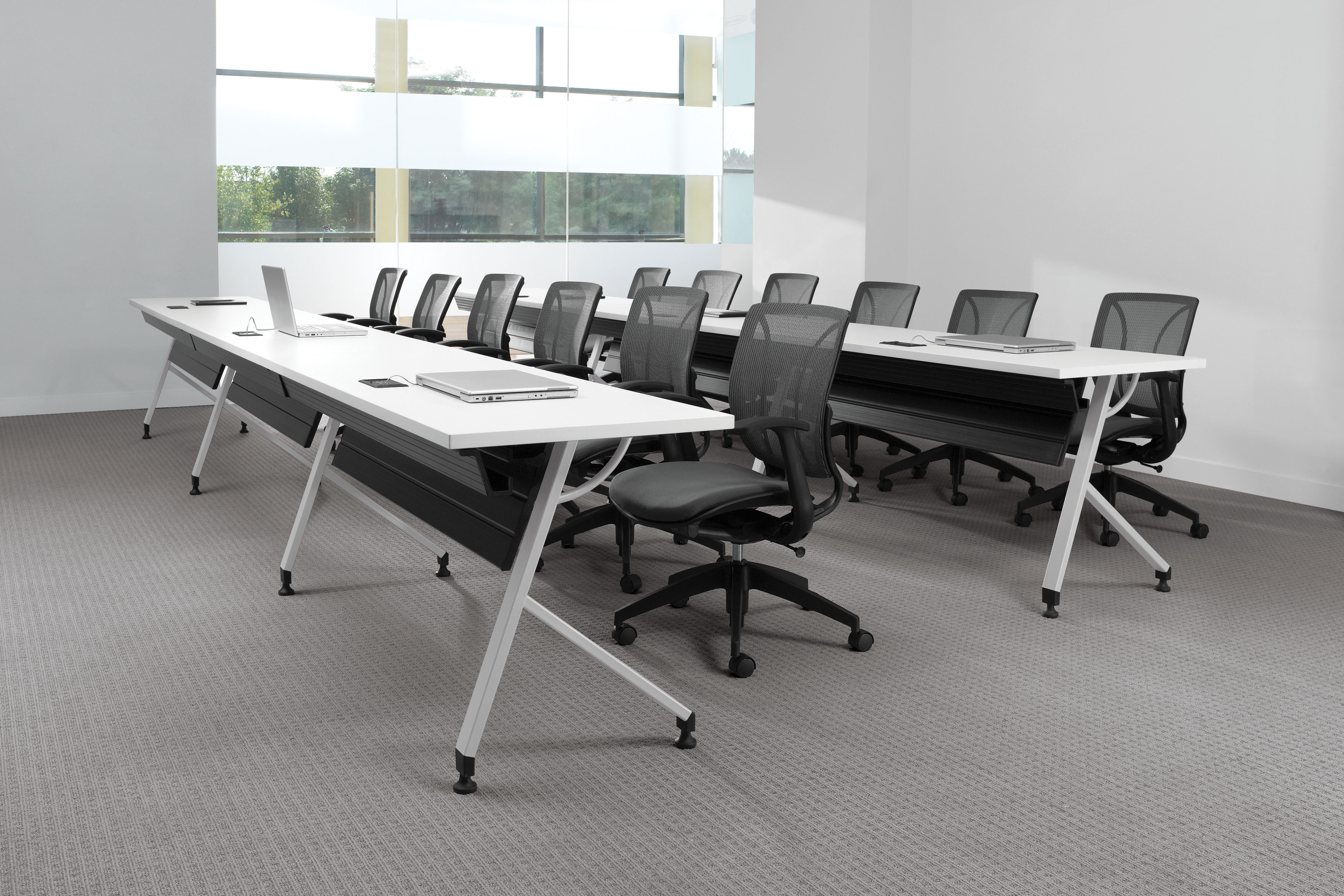 Global Furniture Group, Junction™ is an affordable solution for boardroom, classroom and presentation room applications.