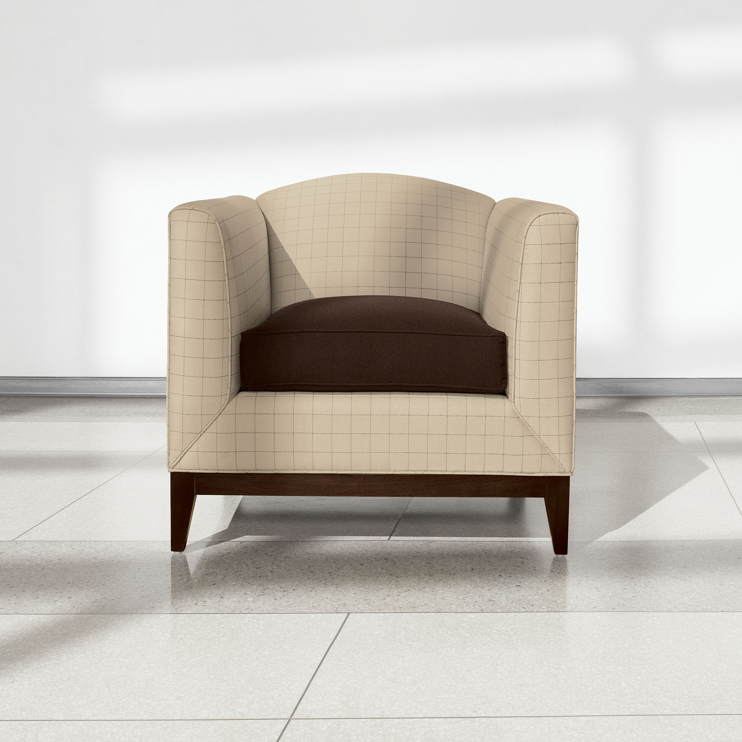 Lux stuffed outlet club chair