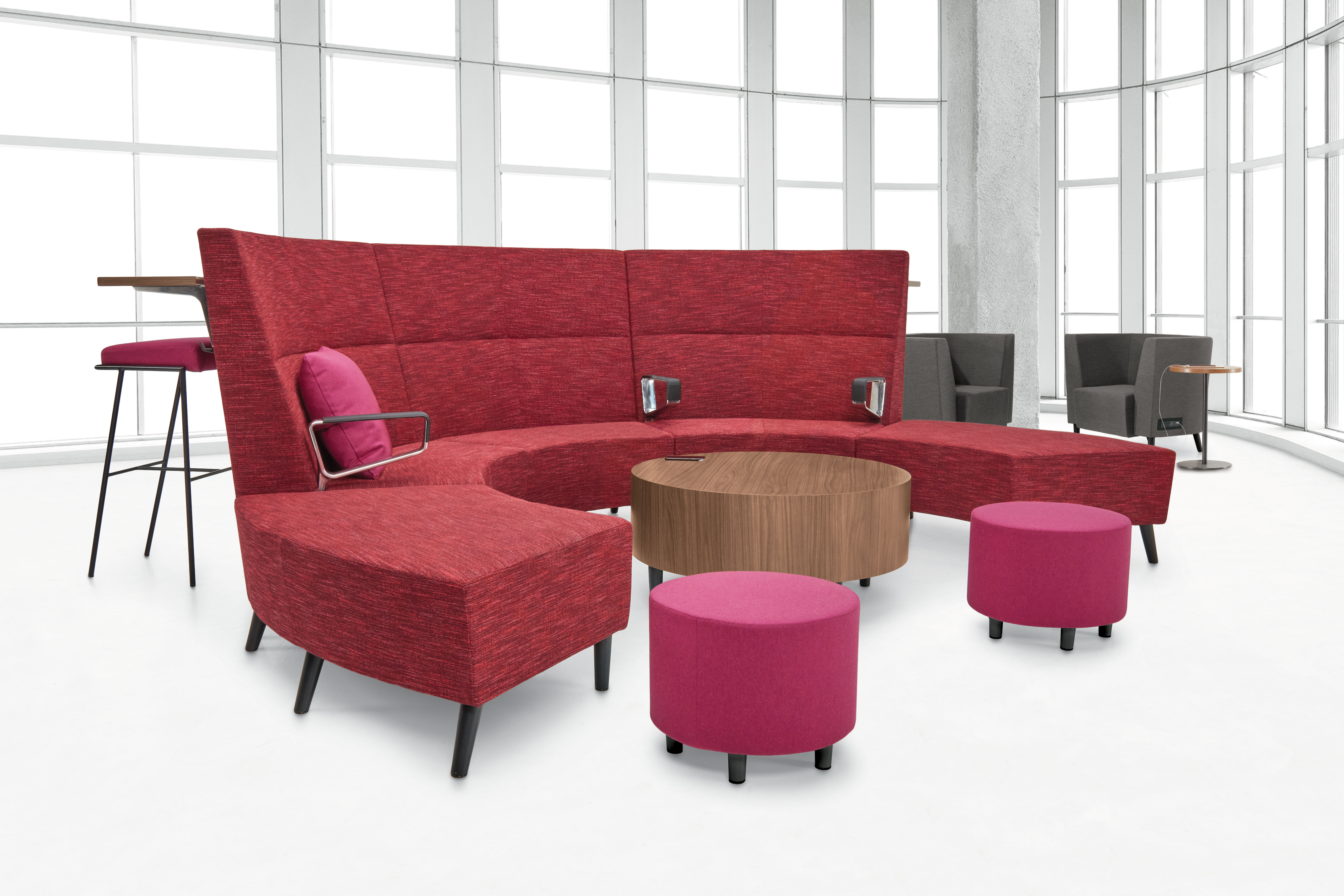 Global Furniture Group, Meet River+™ the next generation of our highly popular lounge series, now with industry-leading
