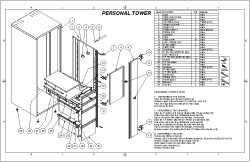 Personal Tower Sheet Cover