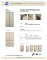 Wardrobes + Multi-Stor Cabinets Sell Sheet Brochure Cover