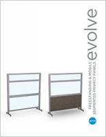 Evolve Freestanding + Mobile Segmented Privacy Panels Sell Sheet Brochure Cover