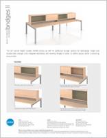 Fiche de vente – Cloisons en configuration dos à dos Bridges II Brochure Cover