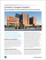 Cortellucci Vaughan Hospital Brochure Cover