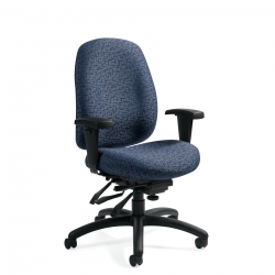 Granada deluxe - heavy duty seating - heavy duty office chair - lumbar support for office chair - ergonomic office chair