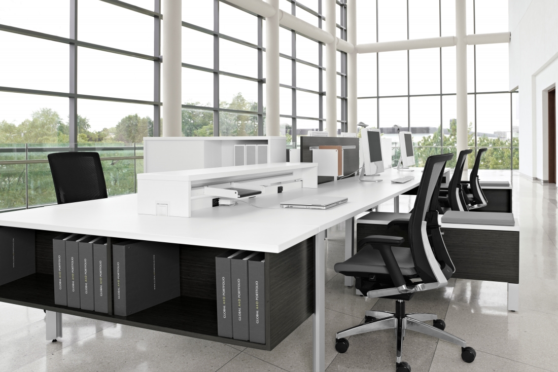 Global Furniture Group, Bridges II™ is carefully curated to support the needs of the contemporary workspace. From