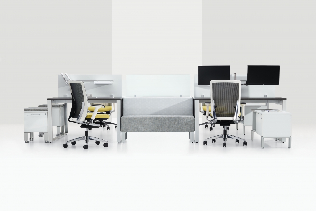 Global Furniture Group, Bridges II™ is carefully curated to support the needs of the contemporary workspace. From