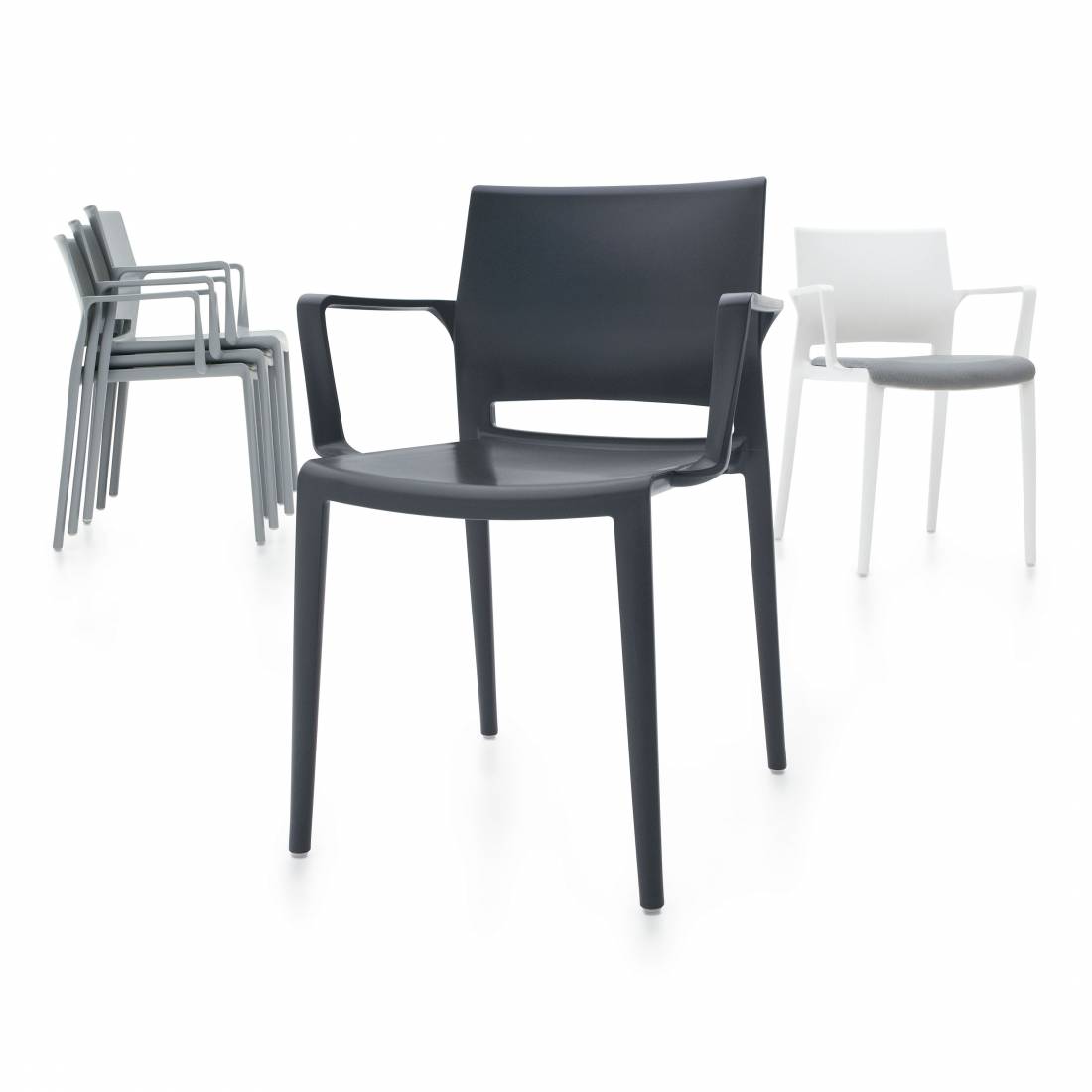 Global Furniture Group, Bakhita™ makes it easy for people to pull up a chair and chat or gather for a presentation. This