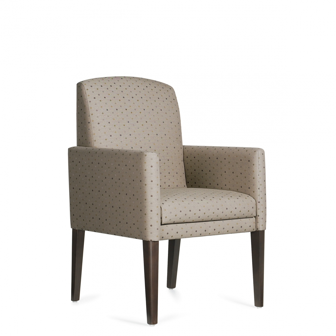 Global Furniture Group, Heather is elegantly styled with graceful high tapered legs adding to its pleasing look. The compact