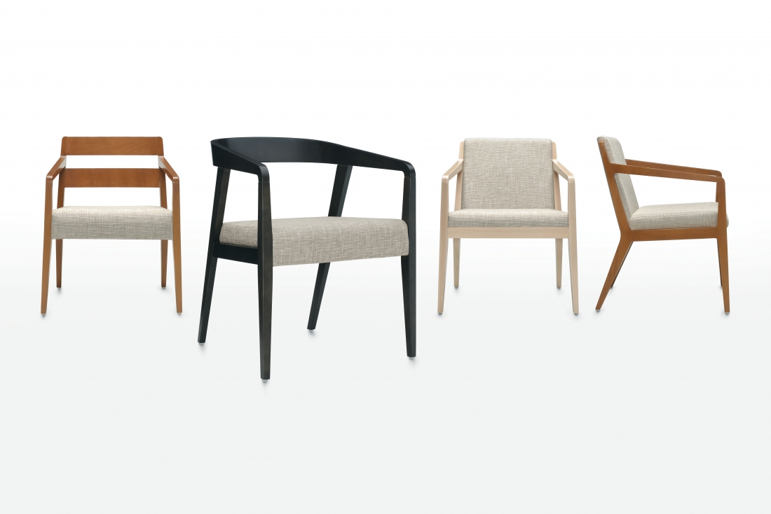Global Furniture Group, Chap™ brings mid-century modern styling to places where people meet. The finely crafted guest