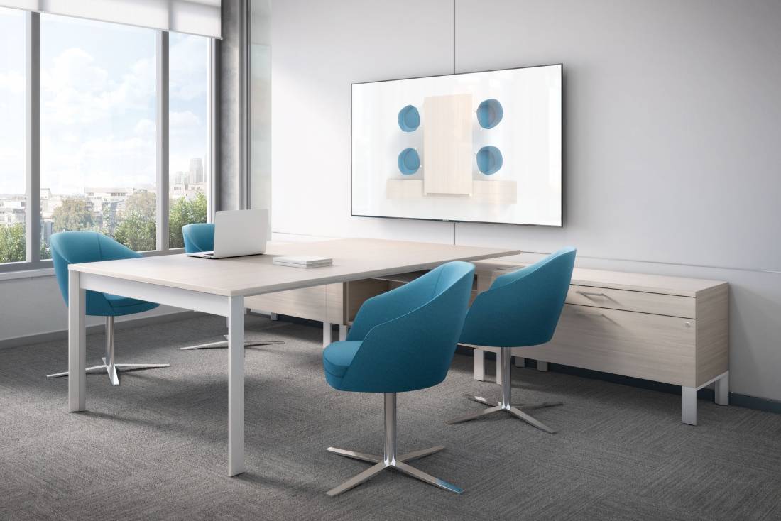 Global Furniture Group, Bridges II™ is carefully curated to support the needs of the contemporary workspace. From