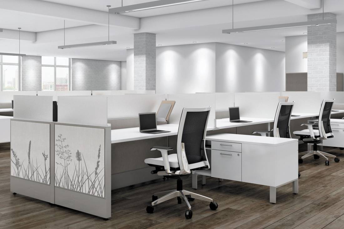 Global Furniture Group, Shape your space. Boulevard System 3™ lays the foundation for vibrant workspaces that flex and