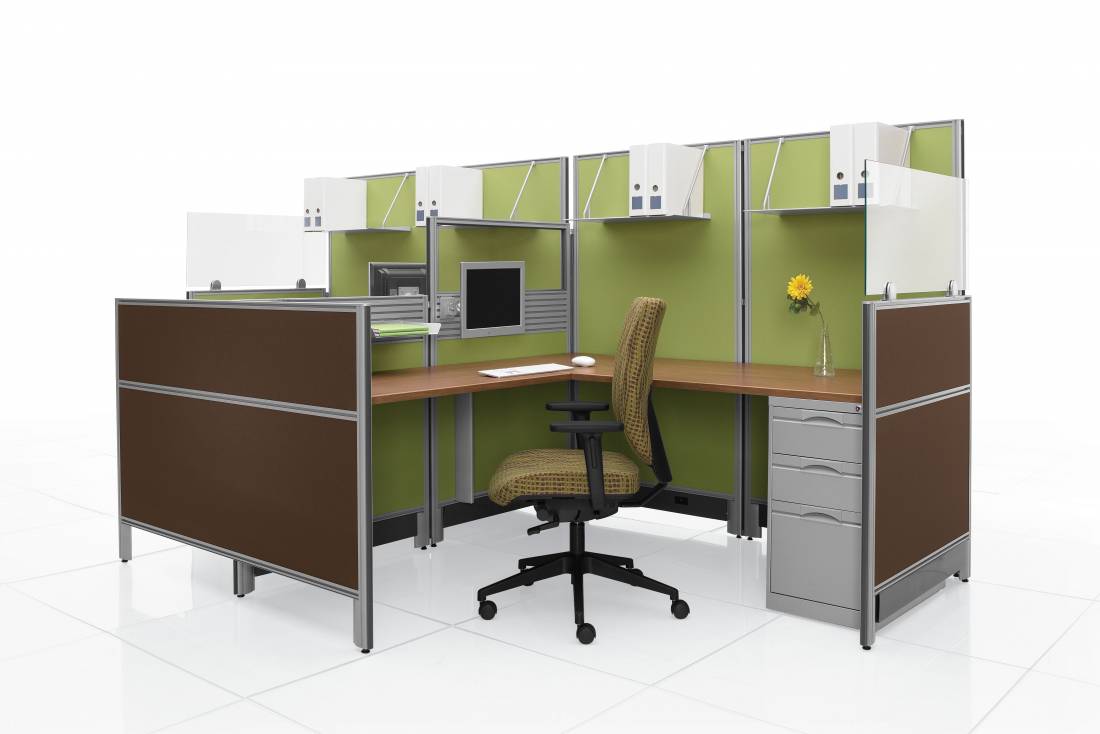 Global Furniture Group, Diet™ is a slim-line panel system that adheres to the timeless adage of “less is more.” Easy to