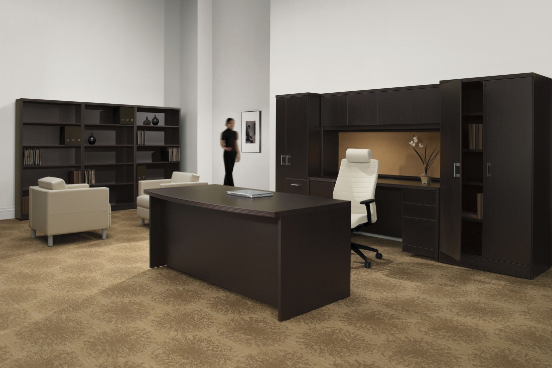 Global Furniture Group, Desks/Workstations: Correlation is designed with solid 1 1/2