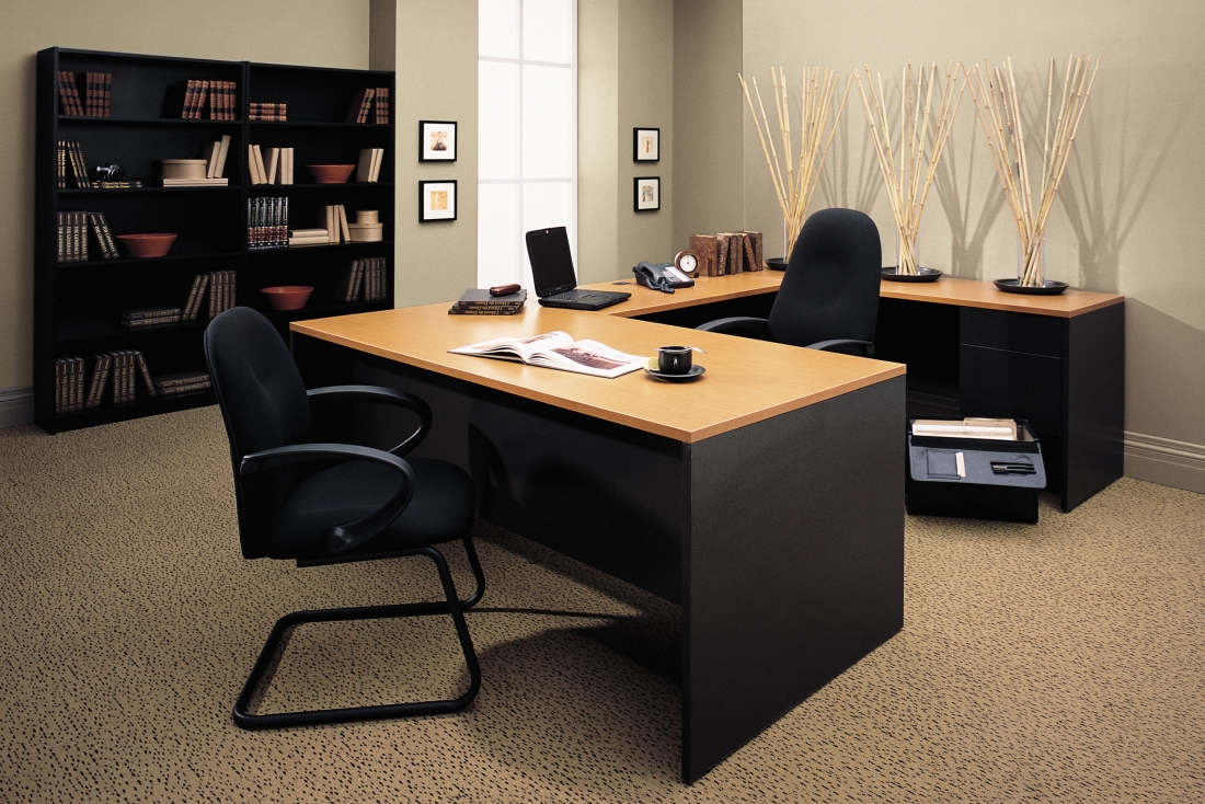 Global Furniture Group, Halton's classic styling coordinates with any office decor and easily integrates with Global