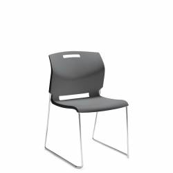 Armless Chair, Polypropylene Seat & Back Model Thumbnail