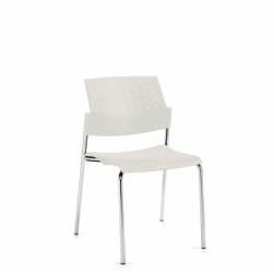 Armless Stacking Chair, Polypropylene Seat & Back Model Thumbnail