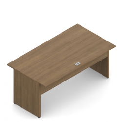 Bureau autoportant, panneaux latéraux en mélamine, 66 po L x 36 po P Model Thumbnail