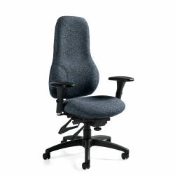 Tritek ergo select - Conference room chairs - management seating - ergonomic office chair - Extended High Back Multi-Tilter, Standard Seat