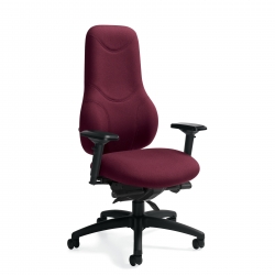 Siège à basculement synchro à dossier haut prolongé, assise régulière Model Thumbnail