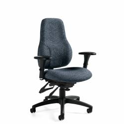 Tritek ergo select - sièges pour salle de réunion - sièges de gestion - siège de bureau ergonomique - siège à basculements multiples à dossier haut, assise généreuse
