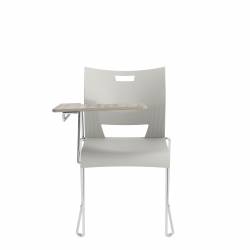 Siège sans accoudoirs avec tablette de droite, assise et dossier en polypropylène Siège sans accoudoirs avec tablette de droite, assise et dossier en polypropylène Model Thumbnail