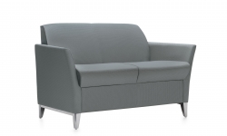 Two Seat Sofa, Aluminum Legs Model Thumbnail