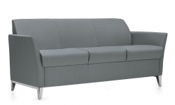 Three Seat Sofa, Aluminum Legs Model Thumbnail
