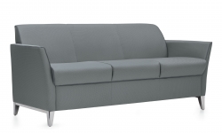 Three Seat Sofa, Aluminum Legs, Matching Piping Model Thumbnail