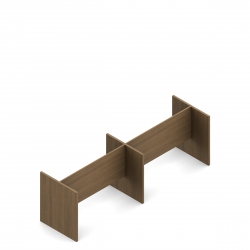 Piétement à panneaux de 88 po L pour dessus rectangulaires, en forme de bateau et en piste de course Model Thumbnail