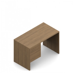 Bureau à un caisson, 45 po L x 24 po P, un tiroir de rangement et un tiroir simple - gauche Bureau à un caisson, 45 po L x 24 po P, un tiroir de rangement et un tiroir simple - gauche Model Thumbnail