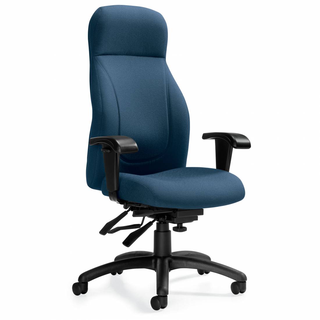 Global Furniture Group, Ergonomic seating solution with adjustable features, allows individual users to customize the fit of