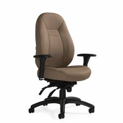 Fauteuil à basculement multiples à dossier haut, haut rendement avec Schukra ObusForme Comfort - office task chair - task seating - task chair - Medium Back Heavy Duty Multi-Tilter, Schukra