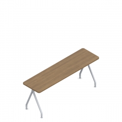 Table rectangulaire, pieds araignée, 60 po L x 20 po P Model Thumbnail