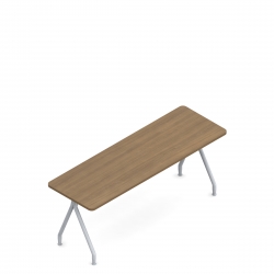 Table rectangulaire, pieds araignée, 72 po L x 24 po P Model Thumbnail