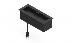 Bloc de puissance/USB de 4,33 po P, noir Model Thumbnail
