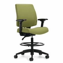 G1 Ergo Select - task chair - ergonomic task chair - task seating - Medium Back Stool
