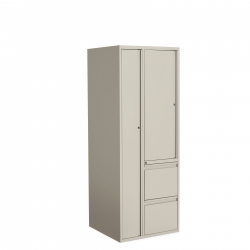 Personal Tower, Wardrobe - Left, Two File - Right Model Thumbnail