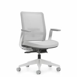Factor - mesh task chair - task chair - ergonomic chair - office mesh chair - ergonomic task chair - lumbar support for office chair - Medium Back