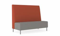 60”W Two Seater Banquette, Closed Back Model Thumbnail