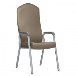 Fauteuil à dessus courbé, dossier haut et fixe, assise à 20 po H Fauteuil à dessus courbé, dossier haut et fixe, assise à 20 po H Model Thumbnail