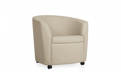 Fauteuil club, roulettes Fauteuil club, roulettes Model Thumbnail