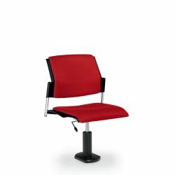 Siège fonctionnel sans accoudoirs avec assise et dossier rembourrés et piétement sur socle Sonic – Siège pour salle de formation – Sièges pour salle de formation – Siège fonctionnel sans accoudoirs avec assise et dossier rembourrés et piétement sur socle