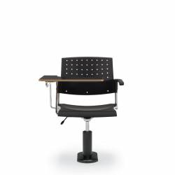 Sonic - classroom chairs - classroom seating - Task Chair with Right Tablet, Upholstered Seat & Back, Pedestal Base