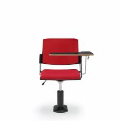 Sonic - classroom chairs - classroom seating - Task Chair with Left Tablet, Upholstered Seat & Back, Pedestal Base
